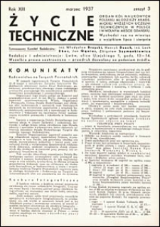 Życie Techniczne 1937 nr 3