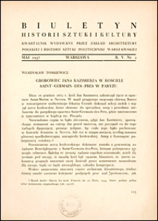 Biuletyn Historii Sztuki i Kultury 1937 nr 2