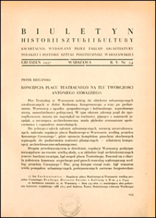 Biuletyn Historii Sztuki i Kultury 1937 nr 3-4