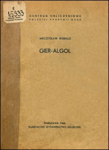 GIER-ALGOL