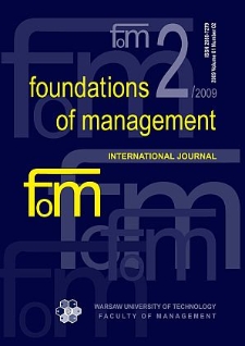 Foundations of Management 2009 nr 2