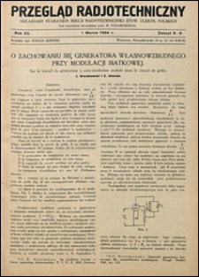 Przegląd Radjotechniczny 1934 nr 5-6