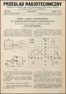 Przegląd Radjotechniczny 1935 nr 9-10