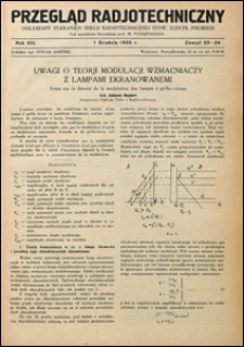Przegląd Radjotechniczny 1935 nr 23-24