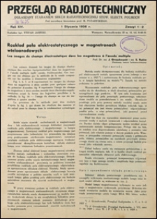 Przegląd Radjotechniczny 1936 nr 1-2