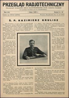Przegląd Radjotechniczny 1936 nr 9-10