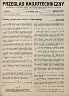 Przegląd Radjotechniczny 1936 nr 17-18