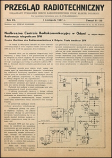 Przegląd Radjotechniczny 1937 nr 21-22