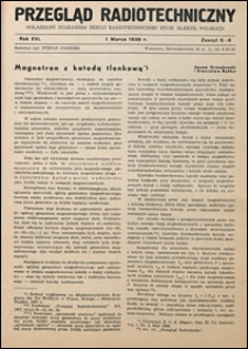 Przegląd Radjotechniczny 1938 nr 5-6