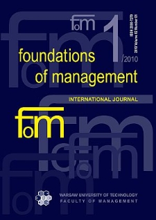 Foundations of Management 2010 nr 1