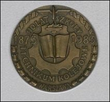 Medal upamiętniający 110-lecie Technikum Kolejowego w Warszawie 1873-1983