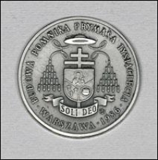Medal „Budowa pomnika Prymasa Tysiąclecia. Warszawa 1986”