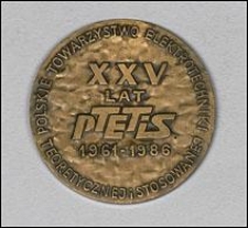 Medal upamiętniający XXV-lecie Polskiego Towarzystwa Elektrotechniki Teoretycznej i Stosowanej 1961-1986