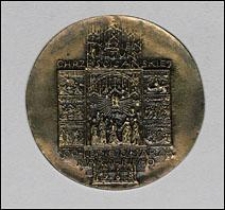 Medal upamiętniający 500-lecie Ołtarza Mariackiego 1489-1989