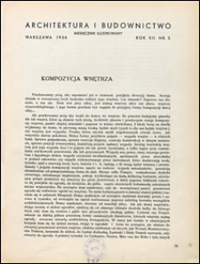 Architektura i Budownictwo 1936 nr 3