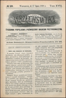 Wszechświat 1898 nr 29