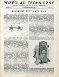 Przegląd Techniczny 1908 nr 47