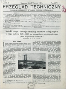 Przegląd Techniczny 1926 nr 4