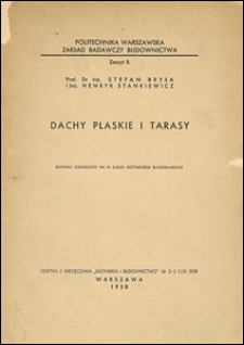 Dachy płaskie i tarasy