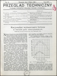 Przegląd Techniczny 1926 nr 11