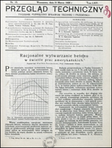 Przegląd Techniczny 1926 nr 13