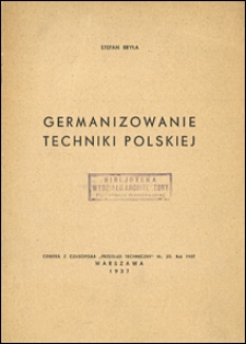 Germanizowanie techniki polskiej