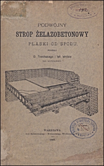 Podwójny strop żelazobetonowy płaski od spodu