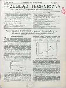 Przegląd Techniczny 1926 nr 20-21