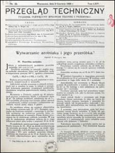 Przegląd Techniczny 1926 nr 22
