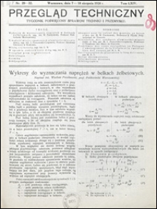 Przegląd Techniczny 1926 nr 29-32