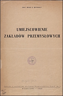 Umiejscowienie zakładów przemysłowych