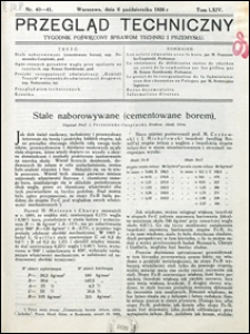 Przegląd Techniczny 1926 nr 40-41