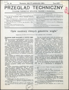 Przegląd Techniczny 1926 nr 43