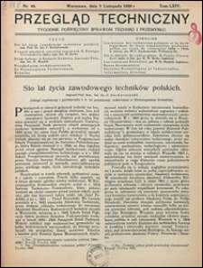 Przegląd Techniczny 1926 nr 44