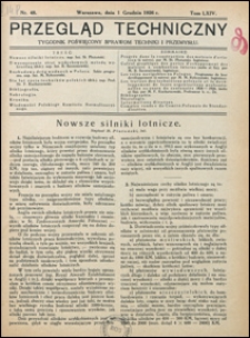 Przegląd Techniczny 1926 nr 48
