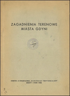 Zagadnienia terenowe miasta Gdyni