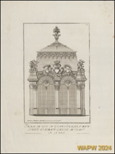 Façade du coté du Grand Escalier â main droite et â main gauche au haut de la sale