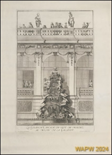 La Grande Cascade du cot&eacute; du portail au milieu de la Gallerie