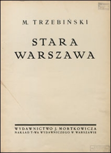 Stara Warszawa