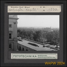 Widok na park z gmachu Kapitolu Stan&oacute;w Zjednoczonych, Waszyngton, Stany Zjednoczone