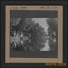 Zabudowa miejska nad rzeką Iłżanką, widok og&oacute;lny, Iłża