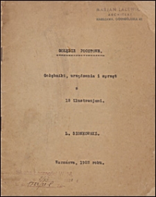 Gołębie pocztowe : gołębniki, urządzenia, sprzęt