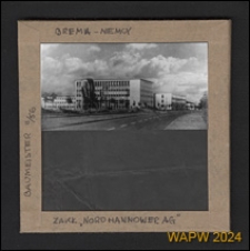 Budynki zakładu energetycznego "Nord-Hannover AG", widok og&oacute;lny, Brema, Niemcy