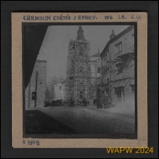 Kości&oacute;ł pod wezwaniem Przemienienia Pańskiego, widok od strony Rynku, Garwolin