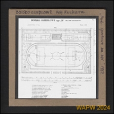 Rzut boiska osiedlowego typu "B" dla 5000 mieszkańc&oacute;w