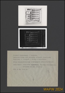 Projekt zabudowy bloku FKW zamkniętego ulicami Koszykową, Topolową, 6 sierpnia i Suchą w Warszawie - Konkurs SARP nr 33 : praca nr 47, I nagroda. Zdj. 1, Widok aksonometryczny rozwiązania urbanistycznego
