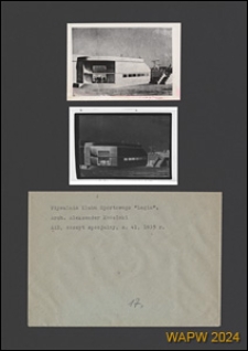 Pływalnia Klubu sportowego "Legia" w Warszawie, widok og&oacute;lny