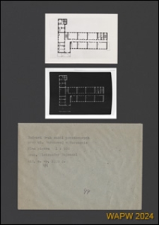 Budynek trzech szk&oacute;ł powszechnych przy ul. Barokowej w Warszawie, plan piętra