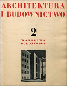 Architektura i Budownictwo 1938 nr 2