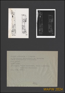 Projekt Domu Polonii Zagranicznej im. Marszałka J&oacute;zefa Piłsudskiego w Warszawie - Konkurs SARP nr 90 : praca nr 8, I nagroda. Zdj. 4, Rzut piętra